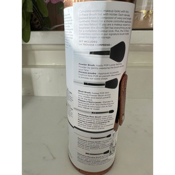 PÜR x CARE 5-Piece Brush Set with Holder - Picture 6 of 6